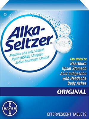 Alka-Seltzer® Effervescent Tablets Original, Sold As 1/Bottle Bayer 00280400002