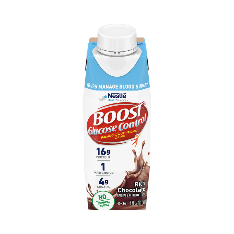 Boost® Glucose Control Chocolate Balanced Nutritional Drink, 8-Ounce Carton, Sold As 12/Case Nestle 00041679372333