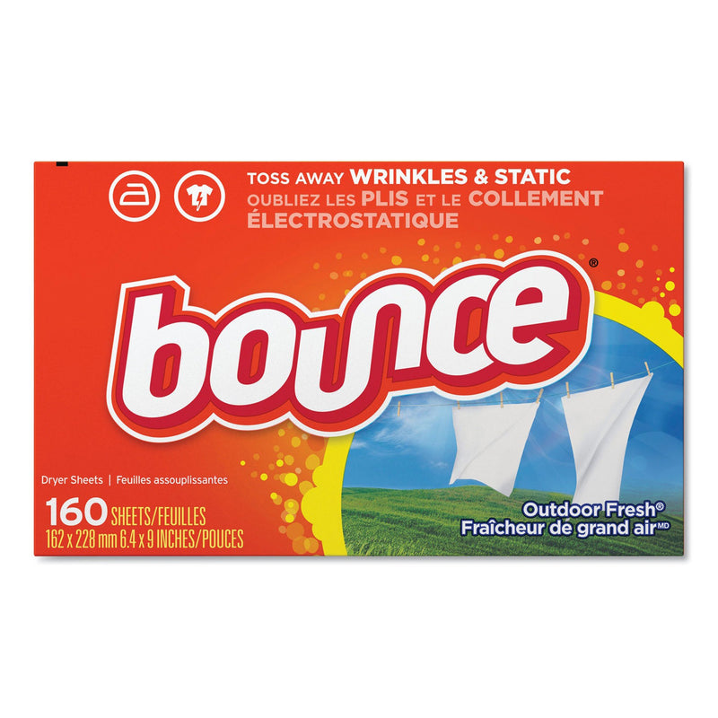 Bounce® Outdoor Fresh® Fabric Softner Dryer Sheets, Sold As 1/Pack Lagasse Pgc80168Ct