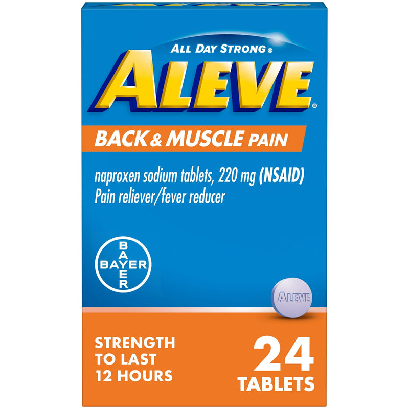 Aleve Back & Muscle Pain Tablets, Sold As 1/Bottle Bayer 00280609224