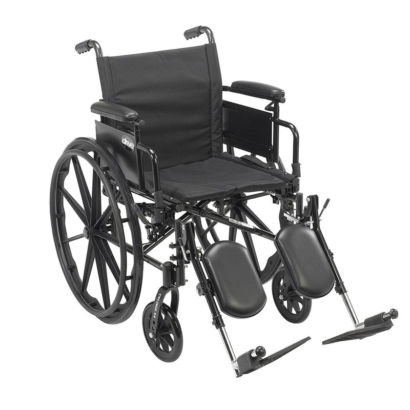 Drive™ Cruiser X4 Wheelchair, 18 Inch Seat Width, Sold As 1/Each Drive Cx418Adda-Elr