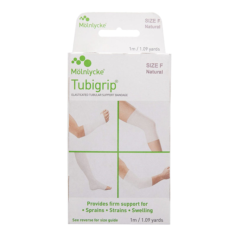 Tubigrip® Pull On Elastic Tubular Support Bandage, 1 Meter, Size F, Sold As 1/Each Molnlycke 1523