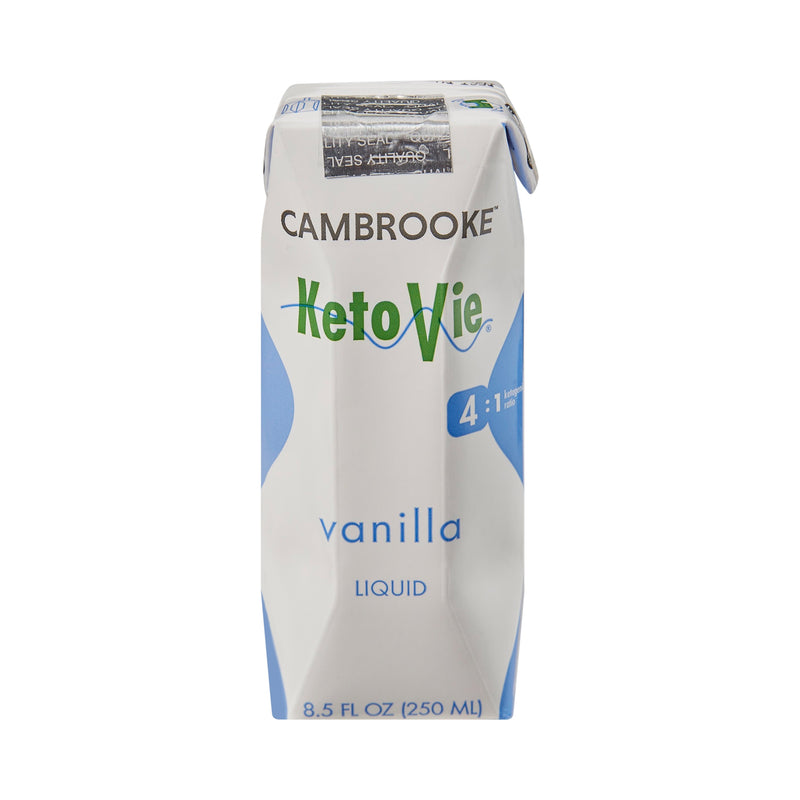 Ketovie™ 4:1 Vanilla Liquid For The Dietary Management Of Intractable Epilepsy, 8.5-Ounce Carton, Sold As 1/Each Cambrooke 50203