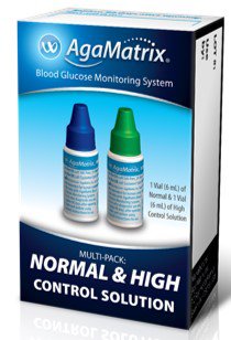 Solution, Control Glucoseose Hi/Lo (1/Bx 48Bx/Cs), Sold As 1/Box Agamatrix 8000-03764