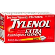 Tylenol® Extra Strength Caplets For Adults, Sold As 1/Bottle Johnson 30300450449055