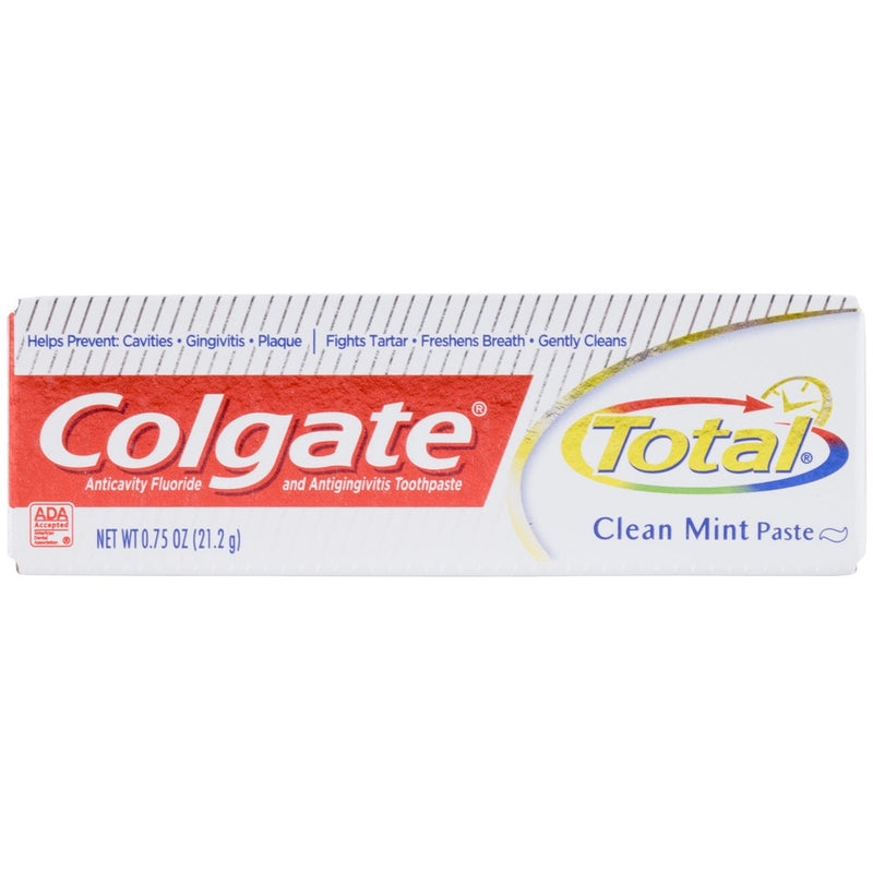 Toothpaste Colgate® Total® Clean Clean Mint 0.75 Oz. Tube, Sold As 24/Case R3 11900171