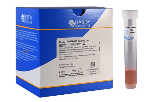 Hardy Diagnostics Transport Media, Sold As 20/Pack Hardy R99