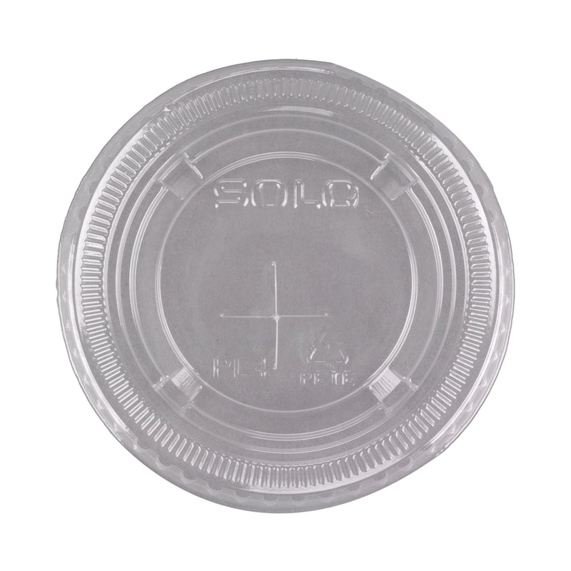 Solo® Polyethylene Terephthalate Translucent Lid, Sold As 125/Sleeve Rj Pl4Tsn
