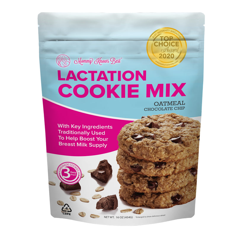 Mommy Knows Best® Lactation Oatmeal Chocolate Chip Cookie Mix, Breastfeeding Supplement, Sold As 1/Bag Intrinsic Mkb-Cm-Occ-16Oz