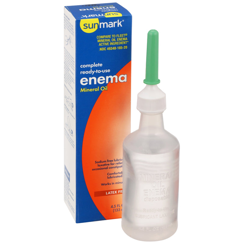 Sunmark® Mineral Oil Enema, 133-Ml Squeeze Bottle, Sold As 1/Each Mckesson 49348018520