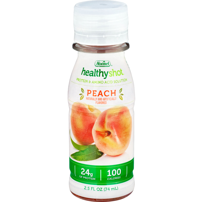 Healthy Shot® Protein & Amino Acid Solution, Peach Flavor, Sold As 24/Case Hormel 72855
