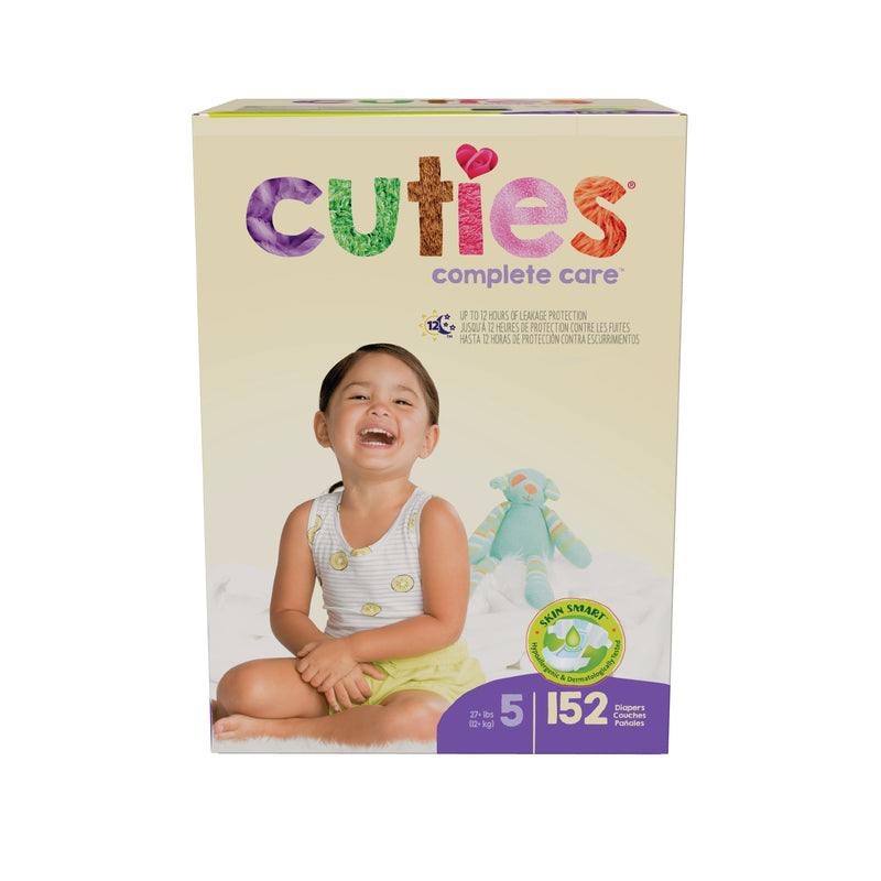 Cuties® Complete Care Diaper, Size 5, 152 Per Box, Sold As 152/Case First Ccc15