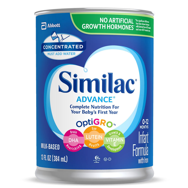 Similac® Advance® Liquid Concentrate Infant Formula, 13-Ounce Can, Sold As 1/Each Abbott 56973