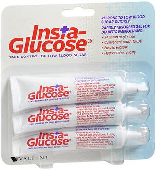 GLUCOSE SUPPLEMENT INSTA-GLUCOSE® 3 PER PACK GEL CHERRY FLAVOR, SOLD AS 3/PACK, BAUSCH 00187074633