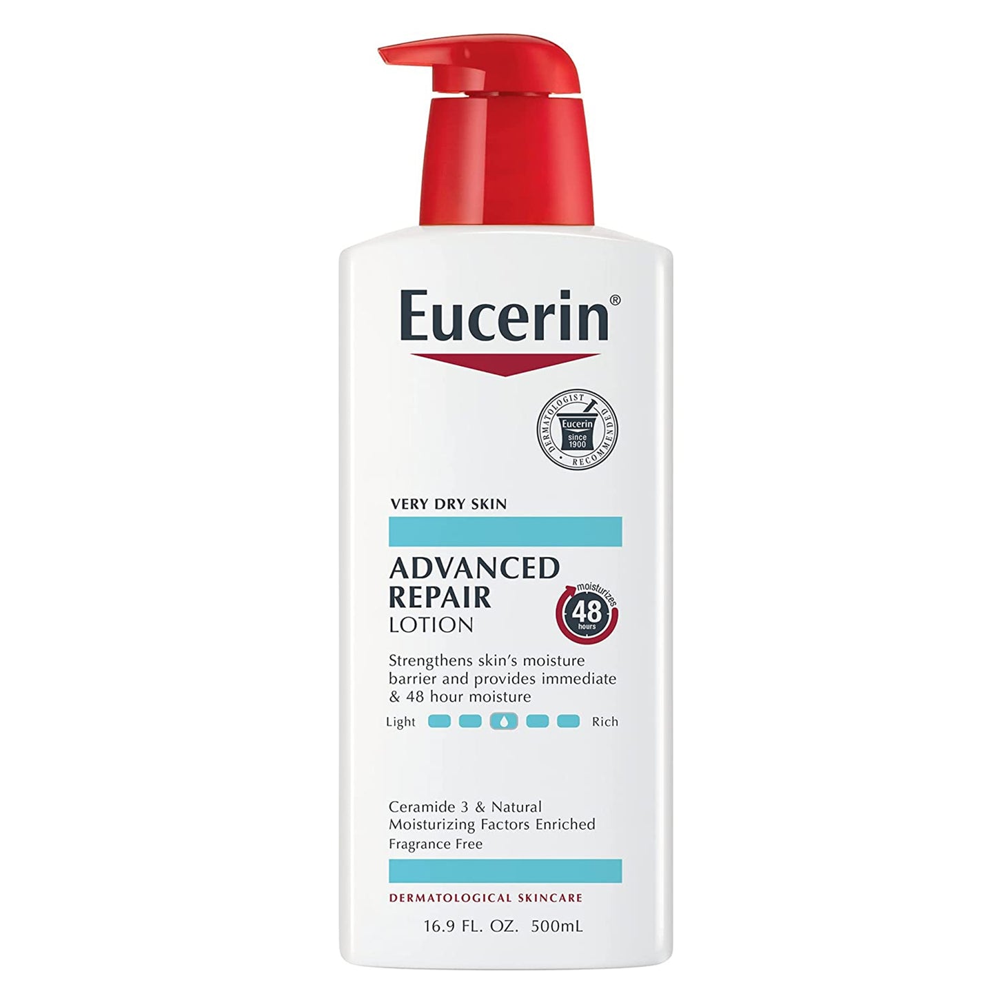 Eucerin Advanced Repair Lotion, 16.9 Oz., Sold As 1/Each Beiersdorf 07214063482