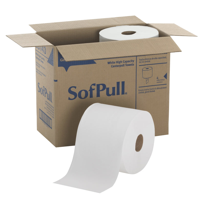 Sofpull® White Paper Towel, 8,400 Feet, 4 Rolls Per Case, Sold As 4/Case Georgia 28143
