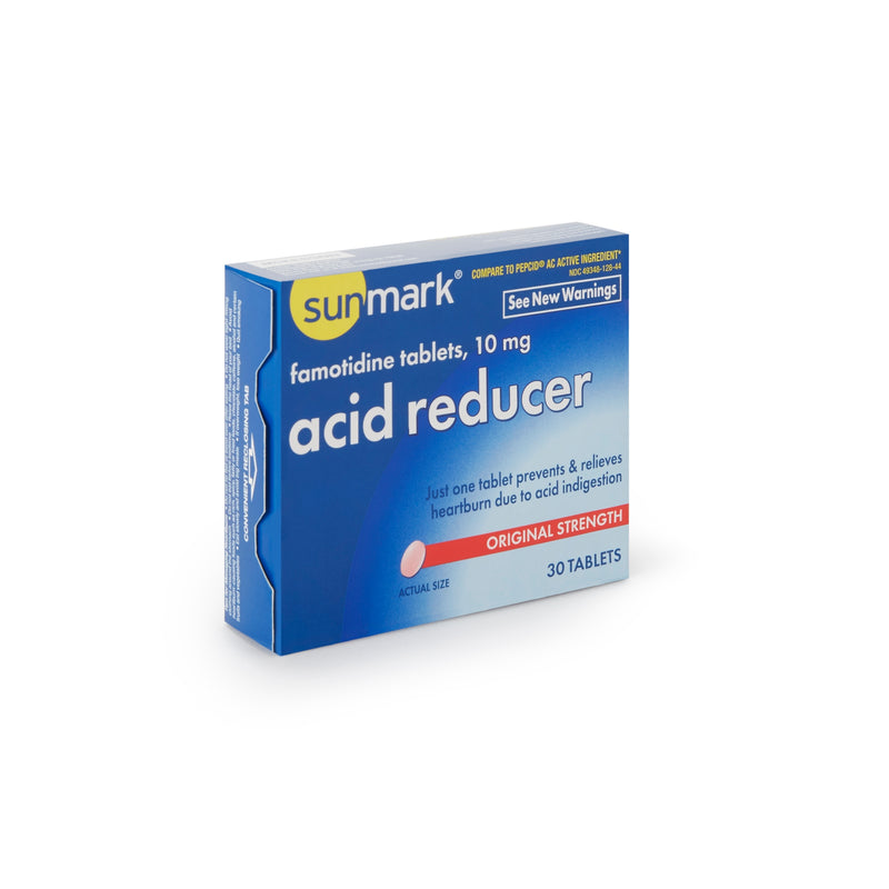 Sunmark® Famotidine Antacid, Sold As 30/Box Mckesson 49348012844