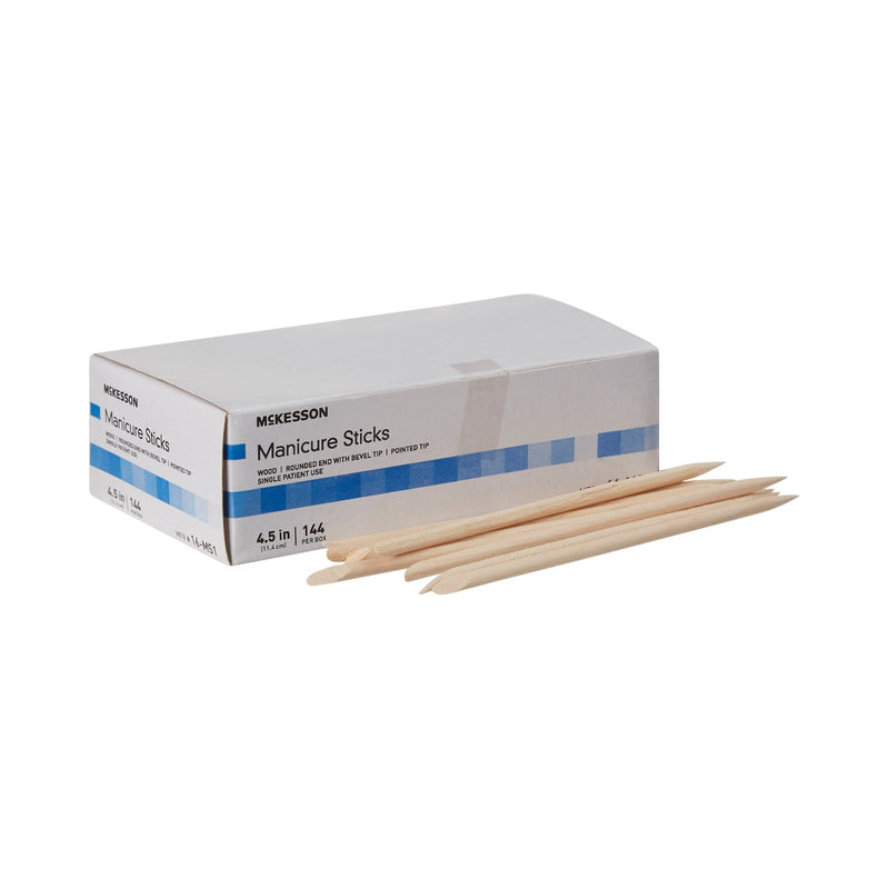 Mckesson Manicure Sticks, 100% White Birch, 4.5", Sold As 1/Each Mckesson 16-Ms1