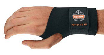 Wrist Support, Ambidextrous Proflex 670 W/Strap Med, Sold As 1/Each Ergodyne 16613