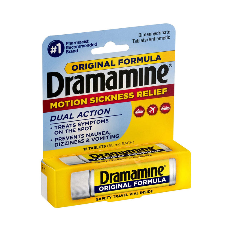 Dramamine® Dimenhydrinate Nausea Relief, Sold As 1/Bottle Medtech 83124800197