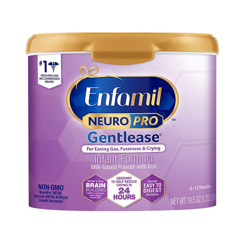 Enfamil Neuropro™ Gentlease® Infant Formula, 19-1/2-Ounce Canister, Sold As 4/Case Mead 792001