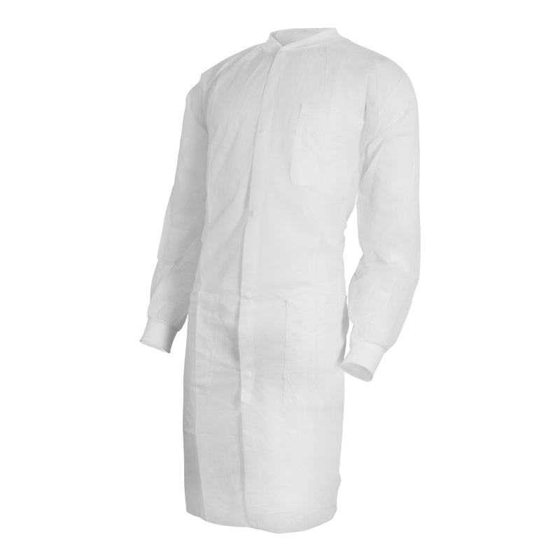 Mckesson Lab Coat, Small / Medium, White, Sold As 10/Bag Mckesson 34341200