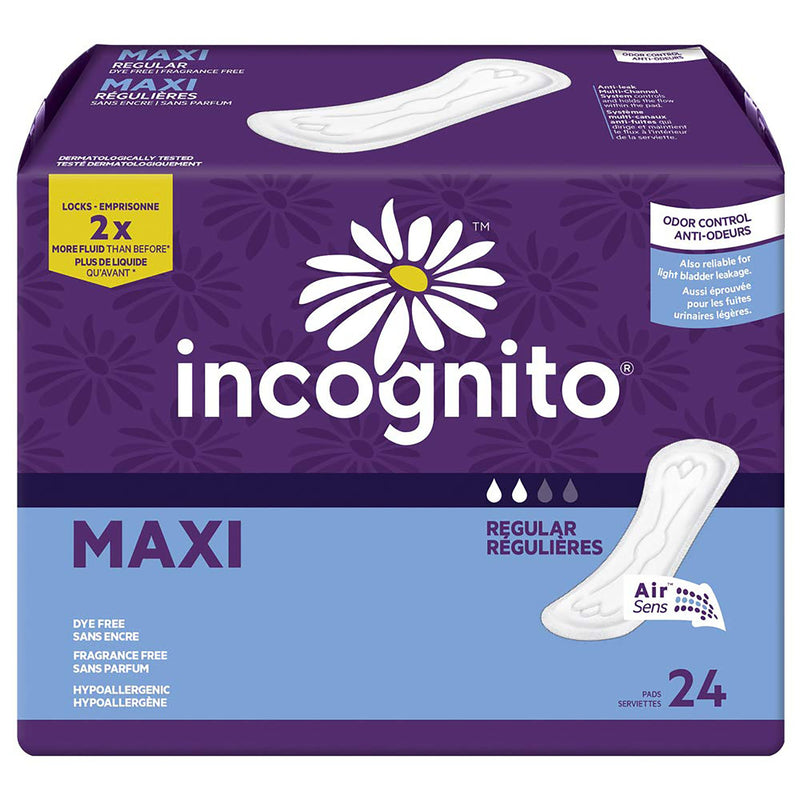 Incognito® Maxi Pad, Sold As 24/Bag First 10006606