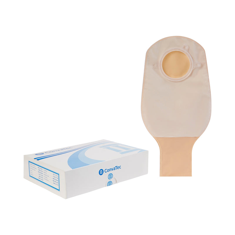 Sur-Fit Natura® Two-Piece Drainable Opaque Colostomy Pouch, 12 Inch Length, 2¼ Inch Flange, Sold As 10/Box Convatec 401503