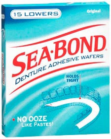 Sea•Bond® Denture Adhesive, Sold As 15/Box Combe 01150900163