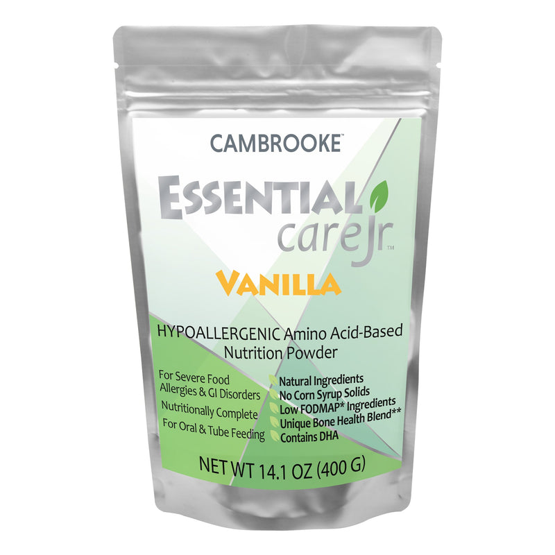 Essential Care Jr™ Vanilla Amino Acid Based Pediatric Oral Supplement / Tube Feeding Formula, 14.1 Oz. Pouch, Sold As 1/Each Cambrooke 48022