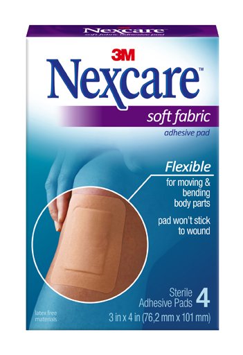 Nexcare™ Tan Adhesive Strip, 3 X 4 Inch, Sold As 48/Box 3M Sfp34