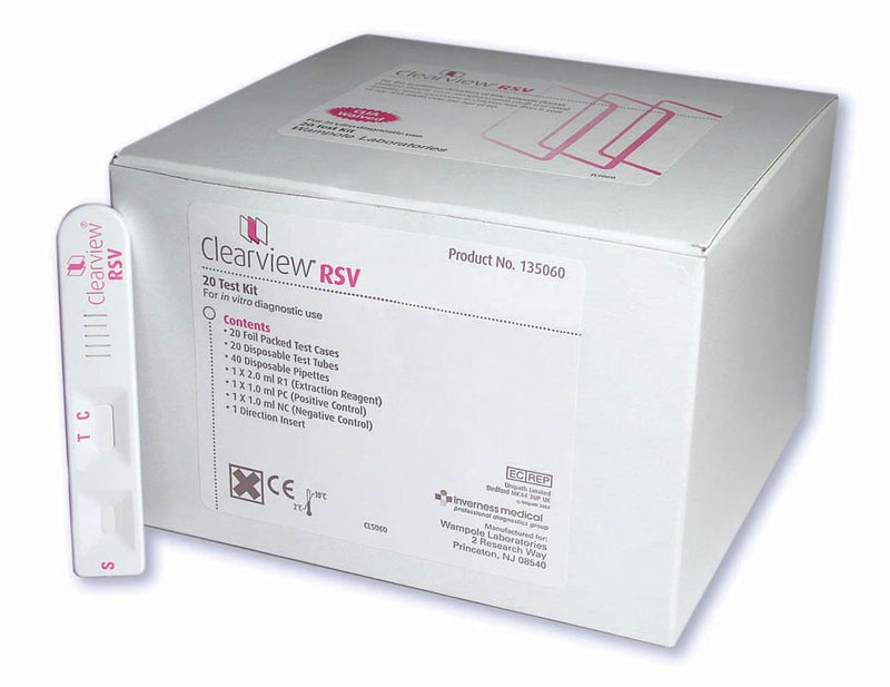 Clearview® (Rsv) Infectious Disease Immunoassay Respiratory Test Kit, Sold As 1/Kit Abbott 135060