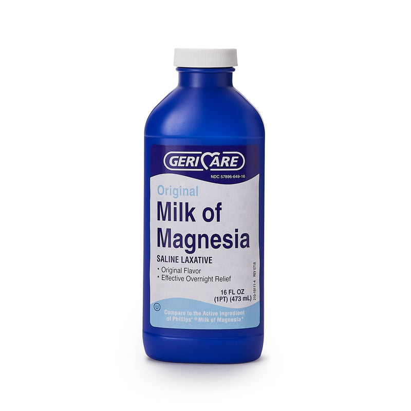 Geri-Care® Magnesium Hydroxide Laxative, Sold As 12/Case Geri-Care Qmom-16-Gcp