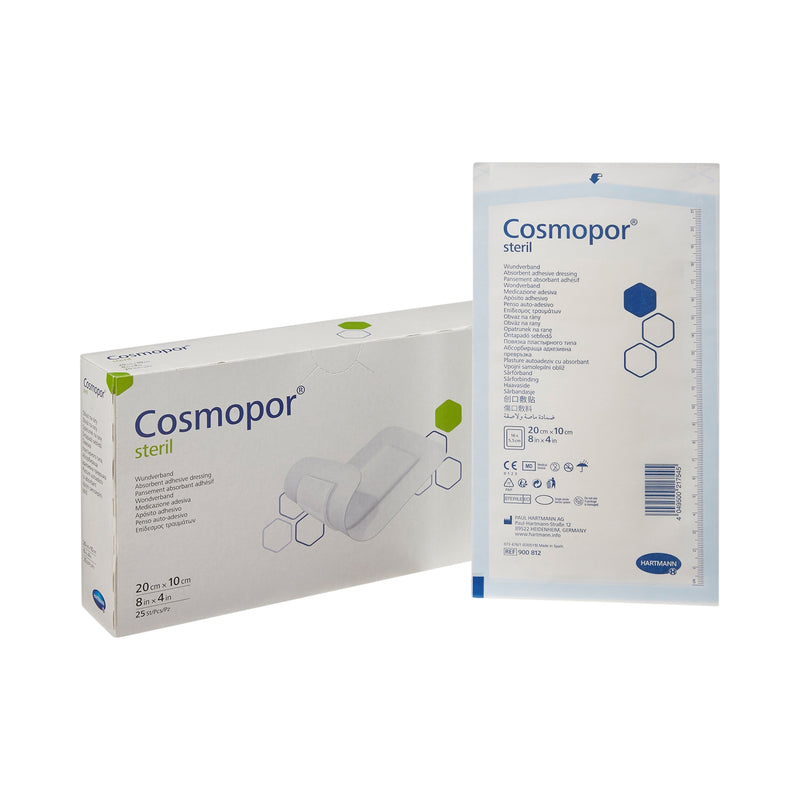 Cosmopor® Adhesive Dressing, 4 X 8 Inch, Sold As 300/Case Hartmann 900812