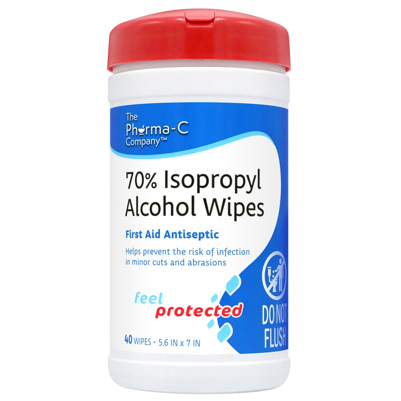 Pharma-C-Wipes® Isopropyl Alcohol Antiseptic, Sold As 1/Pack Kleen 63-200736K