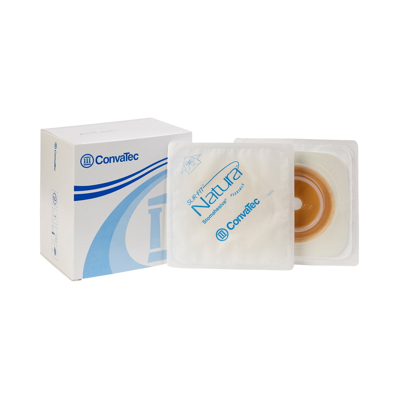 Sur-Fit Natura® Colostomy Barrier With Up To 1-1¼ Inch Stoma Opening, White, Sold As 1/Each Convatec 125259