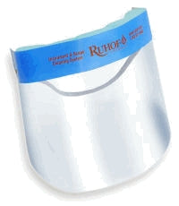 Face Shield Ruhof One Size Fits Most Full Length Anti-Fog Disposable Nonsterile, Sold As 200/Case Ruhof 345Fsh
