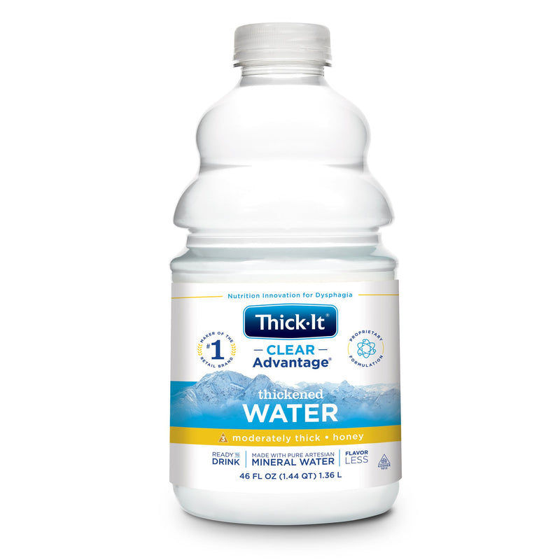 Thick-It® Clear Advantage® Honey Consistency Thickened Water, 46-Ounce Bottle, Sold As 4/Case Kent B481-A7044