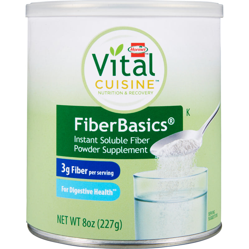 Vital Cuisine® Fiberbasics® Instant Soluble Fiber Powder Supplement, 8 Oz. Can, Sold As 4/Case Hormel 16925