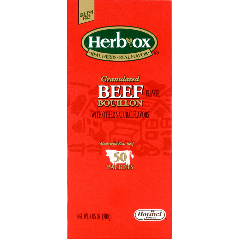 Herb-Ox® Beef Bouillon Instant Broth, Sold As 50/Box Hormel 35188