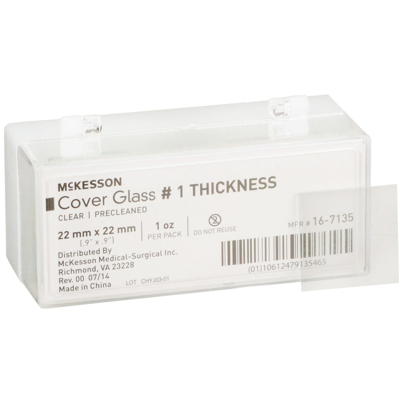 Mckesson Cover Glass, 22 X 22 Mm, Sold As 10/Box Mckesson 16-7135