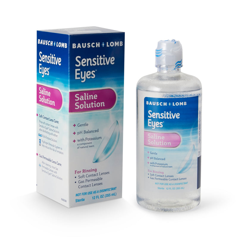 Sensitive Eyes® Plus Contact Lens Solution, 12-Ounce Bottle, Sold As 1/Each Bausch 10119000238