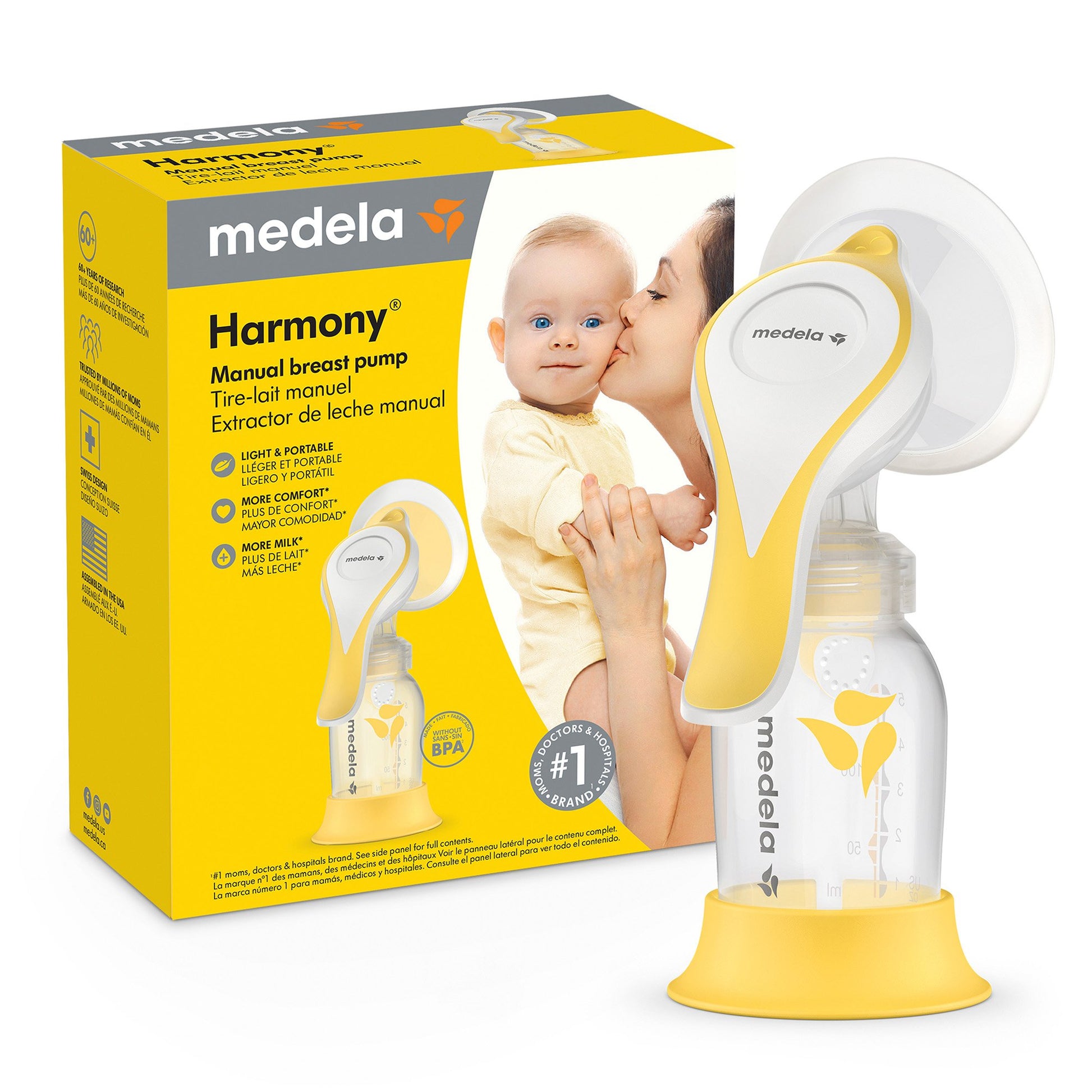 Pump, Breast Manual Harmony (2/Cs), Sold As 1/Each Medela 101041149