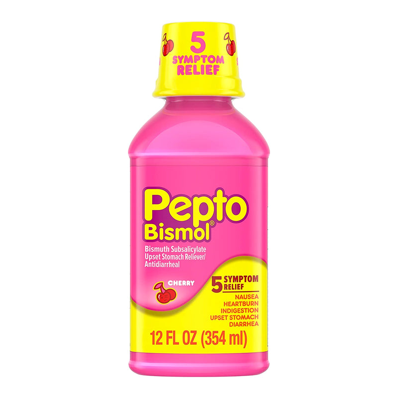 Pepto-Bismol, Liq 262Mg/15Ml Cherry 12Oz, Sold As 1/Each Procter 37000047512