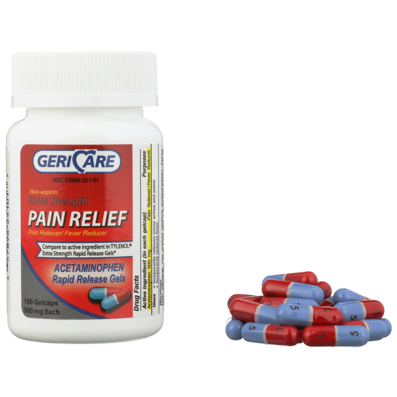 Geri-Care® Acetaminophen Pain Relief, Sold As 1/Bottle Geri-Care 251-01-Gcp