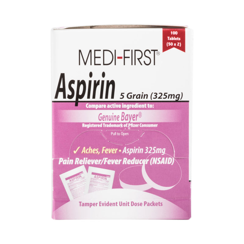 Medi-First® Aspirin, Sold As 1/Box Medique 80533