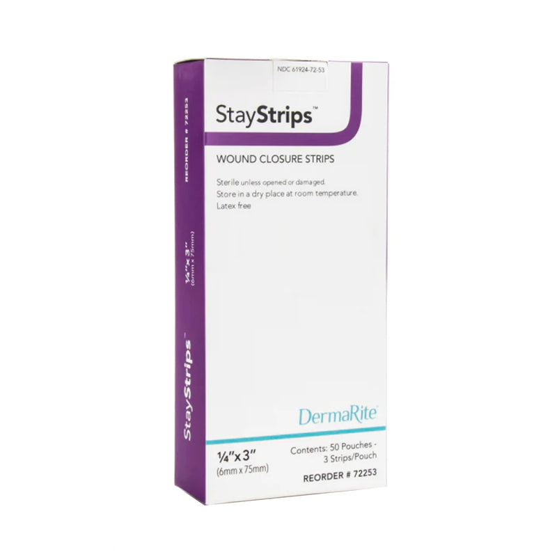 Staystrips® Skin Closure Strip, Sold As 50/Box Dermarite 72253