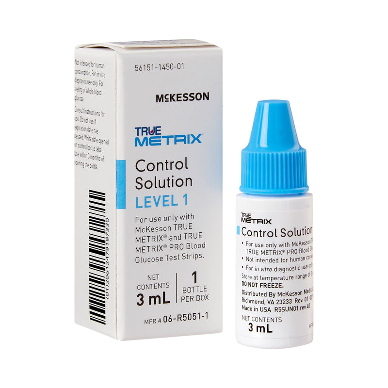 Mckesson True Metrix® Glucose Control Solution, 3 Ml, Sold As 24/Case Mckesson 06-R5051-1