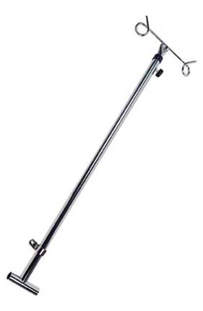 Drive™ Telescoping Steel Iv Pole For Use With Wheelchair, 11 X 41½ Inch, Sold As 1/Each Drive Stds820