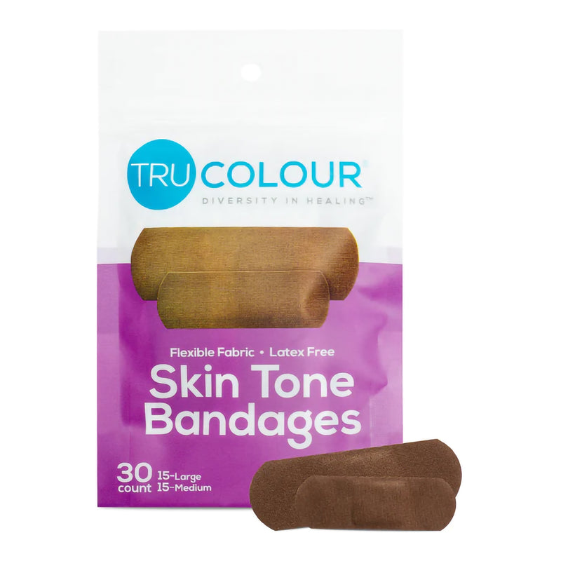 Trucolour® Dark Brown Adhesive Strip, 1 X 3 Inch, Sold As 30/Pack Tru-Colour Tcb-141